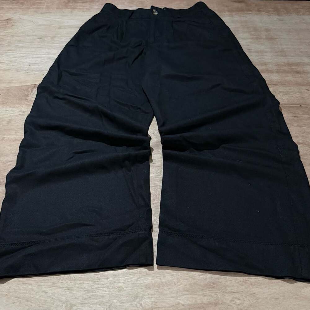 Sonoma Women’s Black Wide Leg 4 Pocket Pants Size Medium